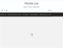 Tablet Screenshot of michelelee.net
